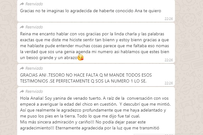 Amarres de amor, testimonio